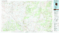 Saint Johns Arizona Historical topographic map, 1:100000 scale, 30 X 60 Minute, Year 1981
