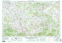 Saint Johns Arizona Historical topographic map, 1:250000 scale, 1 X 2 Degree, Year 1954