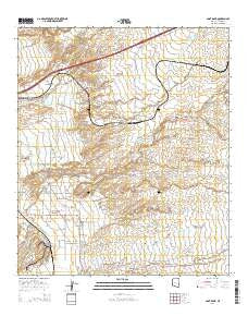 Saint David Arizona Current topographic map, 1:24000 scale, 7.5 X 7.5 Minute, Year 2014