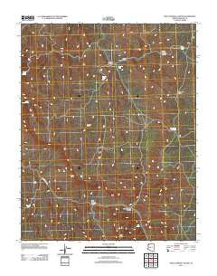 Saint George Canyon Arizona Historical topographic map, 1:24000 scale, 7.5 X 7.5 Minute, Year 2011