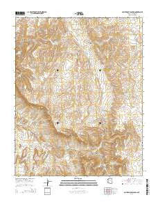 Saint George Canyon Arizona Current topographic map, 1:24000 scale, 7.5 X 7.5 Minute, Year 2014