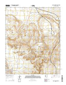Saint Johns North Arizona Current topographic map, 1:24000 scale, 7.5 X 7.5 Minute, Year 2014