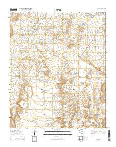 Salado Arizona Current topographic map, 1:24000 scale, 7.5 X 7.5 Minute, Year 2014