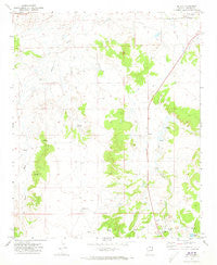 Salado Arizona Historical topographic map, 1:24000 scale, 7.5 X 7.5 Minute, Year 1971