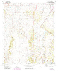 Salado Arizona Historical topographic map, 1:24000 scale, 7.5 X 7.5 Minute, Year 1971
