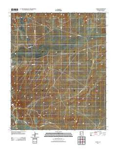 Salina Arizona Historical topographic map, 1:24000 scale, 7.5 X 7.5 Minute, Year 2011
