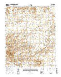 Salina Arizona Current topographic map, 1:24000 scale, 7.5 X 7.5 Minute, Year 2014