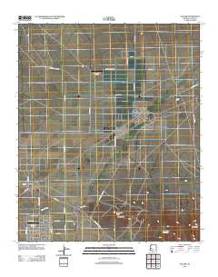 Salome Arizona Historical topographic map, 1:24000 scale, 7.5 X 7.5 Minute, Year 2011