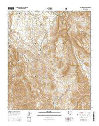 Salt River Peak Arizona Current topographic map, 1:24000 scale, 7.5 X 7.5 Minute, Year 2014