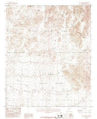 Salton Tanks Arizona Historical topographic map, 1:24000 scale, 7.5 X 7.5 Minute, Year 1986