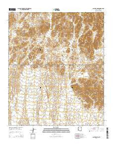 Salton Tanks Arizona Current topographic map, 1:24000 scale, 7.5 X 7.5 Minute, Year 2014