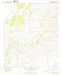 Sam Powell Peak Arizona Historical topographic map, 1:24000 scale, 7.5 X 7.5 Minute, Year 1969