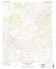 Sam Powell Peak Arizona Historical topographic map, 1:24000 scale, 7.5 X 7.5 Minute, Year 1969