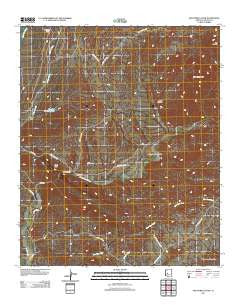 Sam Powell Peak Arizona Historical topographic map, 1:24000 scale, 7.5 X 7.5 Minute, Year 2011