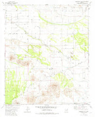 Samaniego Hills Arizona Historical topographic map, 1:24000 scale, 7.5 X 7.5 Minute, Year 1981