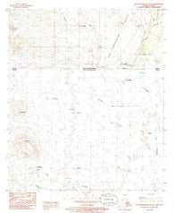 San Bernardino Ranch Arizona Historical topographic map, 1:24000 scale, 7.5 X 7.5 Minute, Year 1985