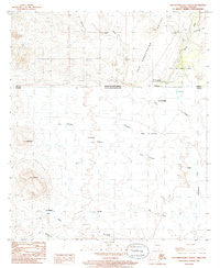 San Bernardino Ranch Arizona Historical topographic map, 1:24000 scale, 7.5 X 7.5 Minute, Year 1985