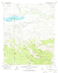 San Carlos Reservoir Arizona Historical topographic map, 1:62500 scale, 15 X 15 Minute, Year 1962