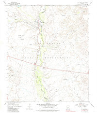 San Carlos Arizona Historical topographic map, 1:24000 scale, 7.5 X 7.5 Minute, Year 1966