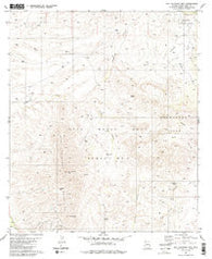 San Cayetano Mts. Arizona Historical topographic map, 1:24000 scale, 7.5 X 7.5 Minute, Year 1981