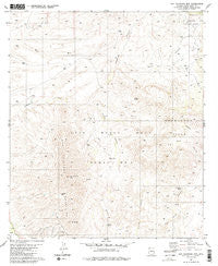 San Cayetano Mts. Arizona Historical topographic map, 1:24000 scale, 7.5 X 7.5 Minute, Year 1981
