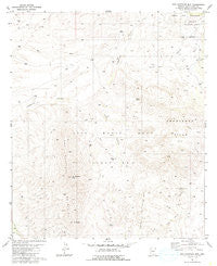San Cayetano Mts. Arizona Historical topographic map, 1:24000 scale, 7.5 X 7.5 Minute, Year 1981