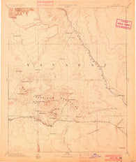 San Francisco Mtns Arizona Historical topographic map, 1:250000 scale, 1 X 1 Degree, Year 1894