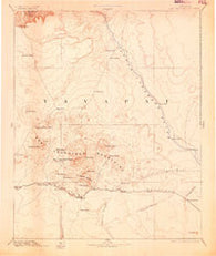 San Francisco Mtns Arizona Historical topographic map, 1:250000 scale, 1 X 1 Degree, Year 1894
