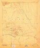 San Francisco Mtns Arizona Historical topographic map, 1:250000 scale, 1 X 1 Degree, Year 1894