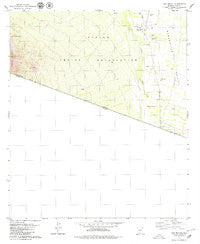 San Miguel Arizona Historical topographic map, 1:24000 scale, 7.5 X 7.5 Minute, Year 1979