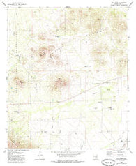 San Pedro Arizona Historical topographic map, 1:24000 scale, 7.5 X 7.5 Minute, Year 1979