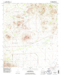 San Pedro Arizona Historical topographic map, 1:24000 scale, 7.5 X 7.5 Minute, Year 1992