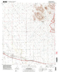 San Simon Arizona Historical topographic map, 1:24000 scale, 7.5 X 7.5 Minute, Year 1998
