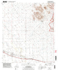 San Simon Arizona Historical topographic map, 1:24000 scale, 7.5 X 7.5 Minute, Year 1998