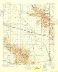 San Simon Arizona Historical topographic map, 1:62500 scale, 15 X 15 Minute, Year 1962