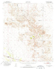 San Simon Arizona Historical topographic map, 1:62500 scale, 15 X 15 Minute, Year 1950
