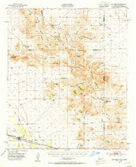 San Simon Arizona Historical topographic map, 1:62500 scale, 15 X 15 Minute, Year 1950