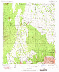 San Vicente Arizona Historical topographic map, 1:62500 scale, 15 X 15 Minute, Year 1938