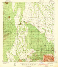 San Vicente Arizona Historical topographic map, 1:62500 scale, 15 X 15 Minute, Year 1942