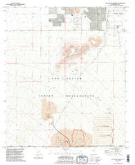 San Xavier Mission Arizona Historical topographic map, 1:24000 scale, 7.5 X 7.5 Minute, Year 1992