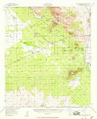 San Xavier Mission Arizona Historical topographic map, 1:62500 scale, 15 X 15 Minute, Year 1957