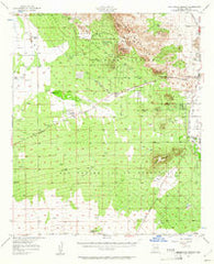 San Xavier Mission Arizona Historical topographic map, 1:62500 scale, 15 X 15 Minute, Year 1957