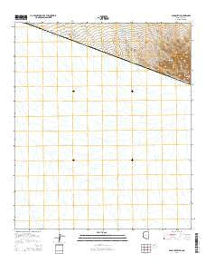 San Agustin Arizona Current topographic map, 1:24000 scale, 7.5 X 7.5 Minute, Year 2014