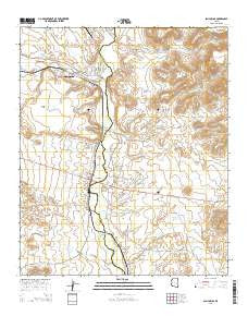 San Carlos Arizona Current topographic map, 1:24000 scale, 7.5 X 7.5 Minute, Year 2014