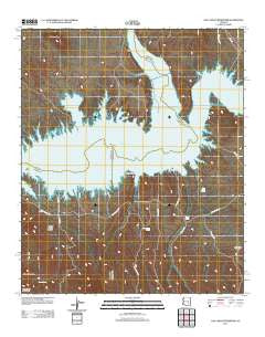 San Carlos Reservoir Arizona Historical topographic map, 1:24000 scale, 7.5 X 7.5 Minute, Year 2011