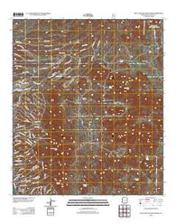 San Cayetano Mountains Arizona Historical topographic map, 1:24000 scale, 7.5 X 7.5 Minute, Year 2012