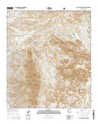 San Cayetano Mountains Arizona Current topographic map, 1:24000 scale, 7.5 X 7.5 Minute, Year 2014