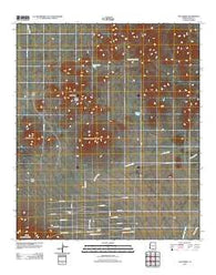 San Pedro Arizona Historical topographic map, 1:24000 scale, 7.5 X 7.5 Minute, Year 2011
