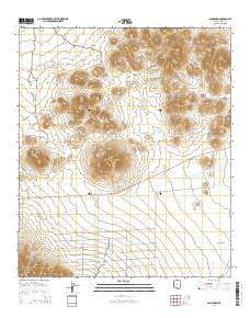 San Pedro Arizona Current topographic map, 1:24000 scale, 7.5 X 7.5 Minute, Year 2014