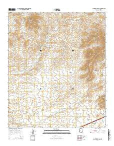 San Pedro Ranch Arizona Current topographic map, 1:24000 scale, 7.5 X 7.5 Minute, Year 2014